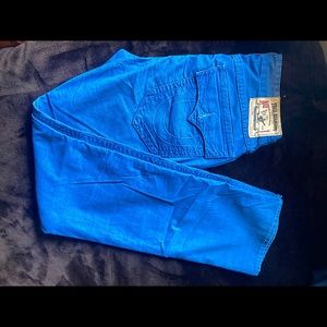 8 pairs of Authentic True religion Corduroy  jeans